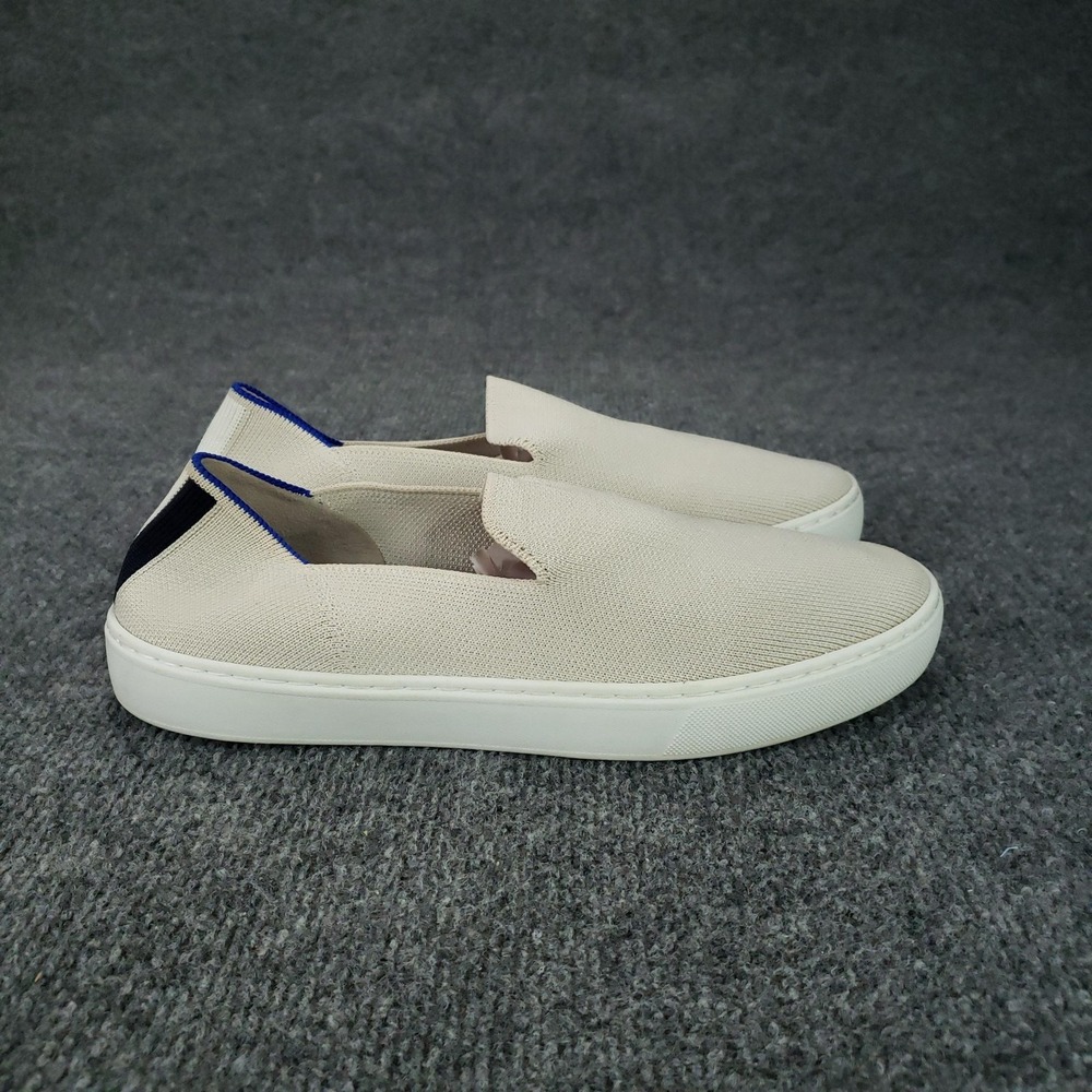 Rothys Shoes Womens Size‎ 9 Beige Knit Slip On Sneakers Casual Comfort Loafers